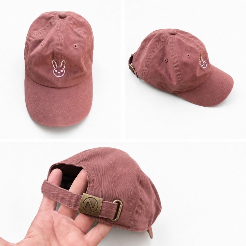 Bad Bunny Hat Men's Brown Strapback Adjustable Baseball Newhattan